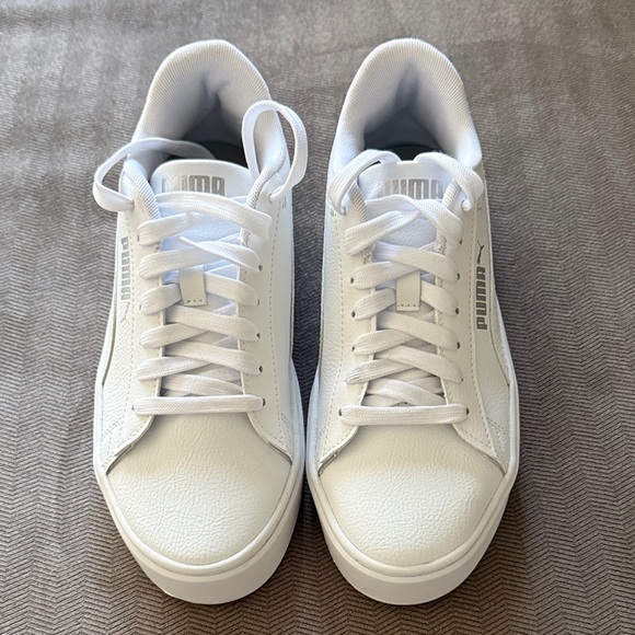 Puma All-White Classic Sneakers - Picture 2 of 4